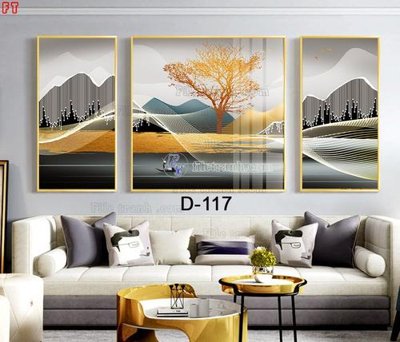 File PSD File tranh bộ hiện đại D-117 (bản gốc) chất lượng nhất