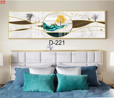 File gốc File tranh bộ hiện đại D-221 (in tráng gương) hiện đại