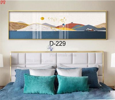 File gốc File tranh bộ hiện đại D-229 (phong cách) tối giản