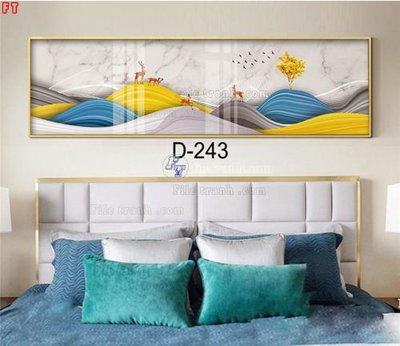 File gốc File tranh bộ hiện đại D-243 (chuẩn màu) cho in offset