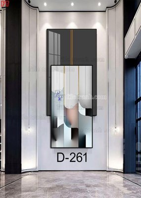 File gốc File tranh bộ hiện đại D-261 (chuẩn màu) cho in offset