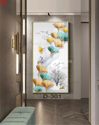 File ảnh File tranh bộ hiện đại D-301 (gốc) in Hiflex