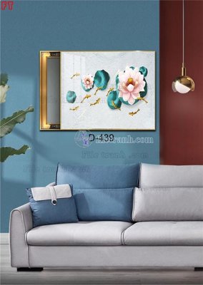 File in ấn File tranh bộ hiện đại D-439 (bản gốc) cao cấp