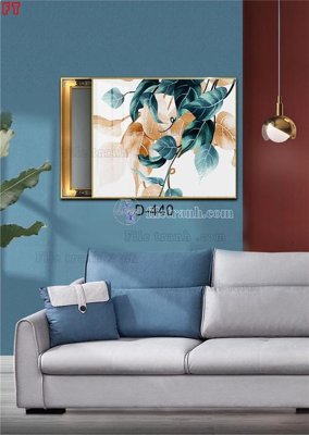 File ảnh File tranh bộ hiện đại D-440 (gốc) cho trang trí nhà hàng