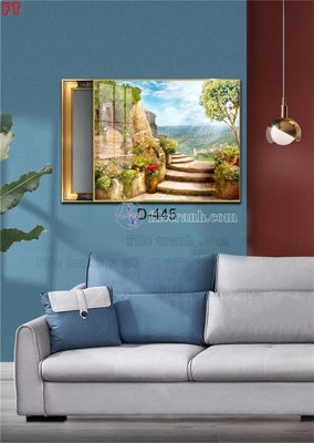 File gốc File tranh bộ hiện đại D-445 (PSD/TIFF) độ phân giải cao