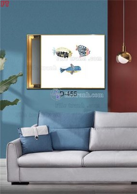 File gốc File tranh bộ hiện đại D-455 (PNG) nền trong suốt