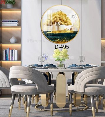 File PSD File tranh bộ hiện đại D-495 (bản gốc) đã tách nền