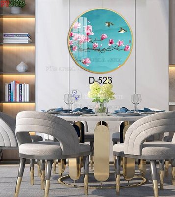 File gốc in ấn File tranh bộ hiện đại D-523 chất lượng vượt trội