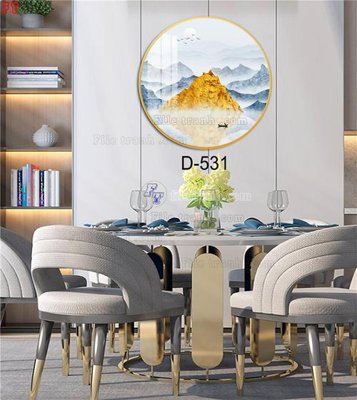 File ảnh File tranh bộ hiện đại D-531 (gốc) in backdrop sự kiện