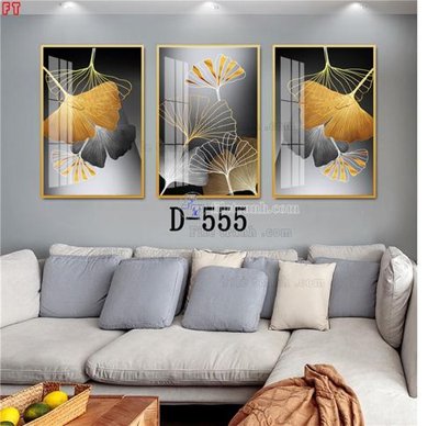 Tải file File tranh bộ hiện đại D-555 (gốc) chủ đề phong thủy