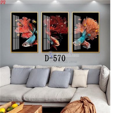 Download file gốc File tranh bộ hiện đại D-570 (in mica) 3D