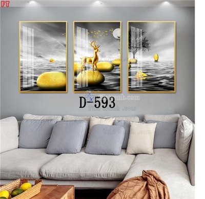 Tải file File tranh bộ hiện đại D-593 (gốc) làm tranh treo tường