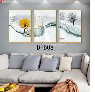 File gốc File tranh bộ hiện đại D-608 (PSD/TIFF) độ phân giải cao