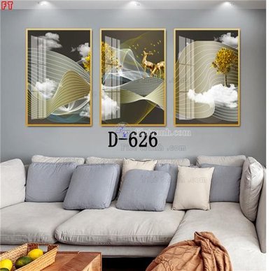 File tranh File tranh bộ hiện đại D-626 (bản gốc) treo phòng ăn