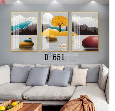 File in ấn File tranh bộ hiện đại D-651 (bản gốc) từ file gốc