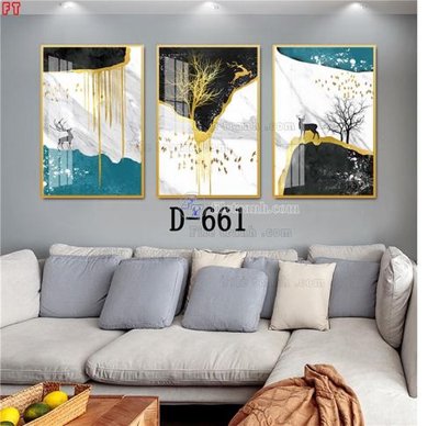 File in trần File tranh bộ hiện đại D-661 (file gốc) hoa văn 3D