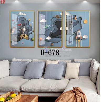 File PSD File tranh bộ hiện đại D-678 (bản gốc) chất lượng nhất