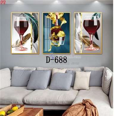 File gốc File tranh bộ hiện đại D-688 (in lụa) chi tiết cao