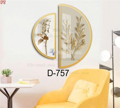 File tranh ảnh gốc File tranh bộ hiện đại D-757 dùng cho in khổ lớn