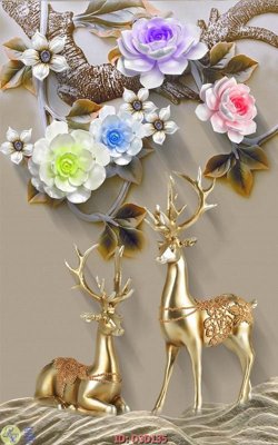 File gốc File lối vào D3D135 (in lụa) trang trí tường