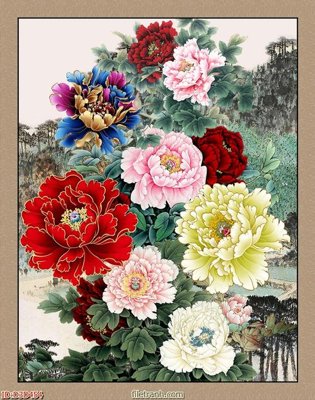 File PSD File tranh đứng lối vào D3D454 (gốc) cho designer