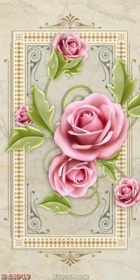 File ảnh File tranh đứng lối vào D3D459 (gốc) in poster