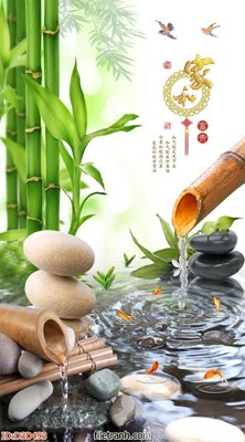 Tải file File tranh đứng lối vào D3D493 (ảnh gốc) in gạch 3D