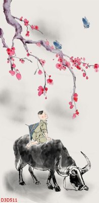 File tranh gốc File tranh đứng lối vào D3D511 (bản quyền) độc đáo