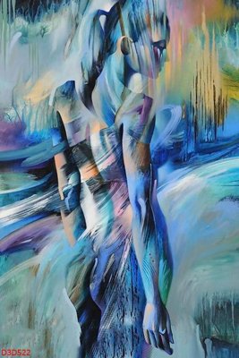 File PSD File tranh đứng lối vào D3D522 (bản gốc) đã tách nền