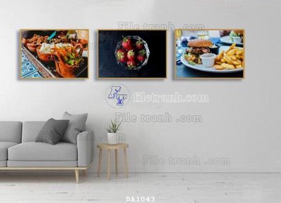 Download file tranh PSD File tranh phòng ăn đồ ăn nhanh DA1043 để chỉnh sửa