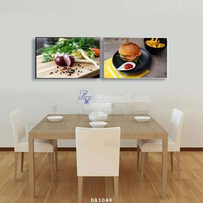 Hình ảnh file gốc File tranh phòng ăn đồ ăn nhanh DA1048 cho in UV