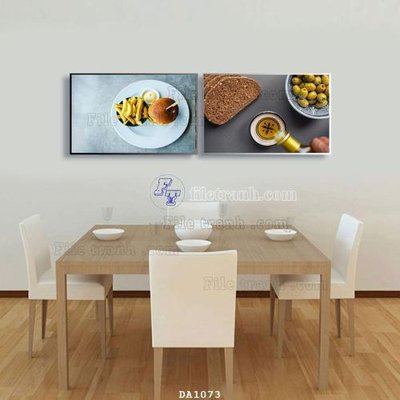 Tải file File tranh phòng ăn đồ ăn nhanh DA1073 (gốc) làm tranh trang trí