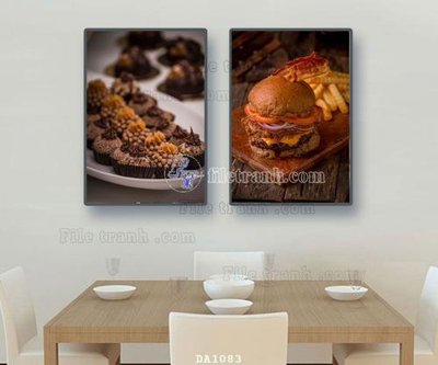 File in ấn File tranh phòng ăn đồ ăn nhanh DA1083 (bản gốc) từ file gốc