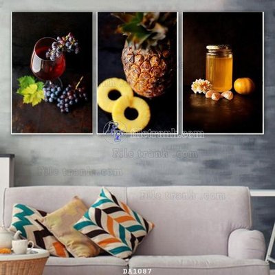 File gốc File tranh phòng ăn đồ ăn nhanh DA1087 (phiên bản chuẩn) để in ấn