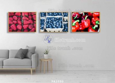 File PSD File tranh phòng ăn đồ ăn nhanh DA1090 (bản gốc) đã tách nền