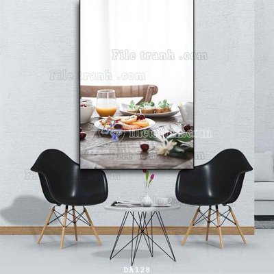 File tranh gốc File tranh phòng ăn đồ ăn nhanh DA128 (bản quyền) độc đáo