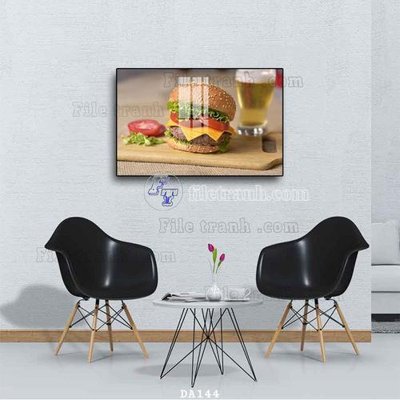 File gốc File tranh phòng ăn đồ ăn nhanh DA144 (ảnh chi tiết) để in ấn