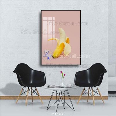 File in lụa File tranh phòng ăn đồ ăn nhanh DA162 (hoa văn) File tranh phòng ăn đồ ăn nhanh DA162