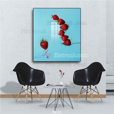 File PSD in ấn File tranh phòng ăn đồ ăn nhanh DA19 (chất lượng cao)