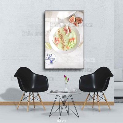 Tải file tranh File tranh phòng ăn đồ ăn nhanh DA21 (gốc) tại Filetranh.com