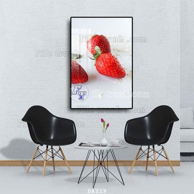 File in mica File tranh phòng ăn đồ ăn nhanh DA219 (bản gốc) sắc sảo