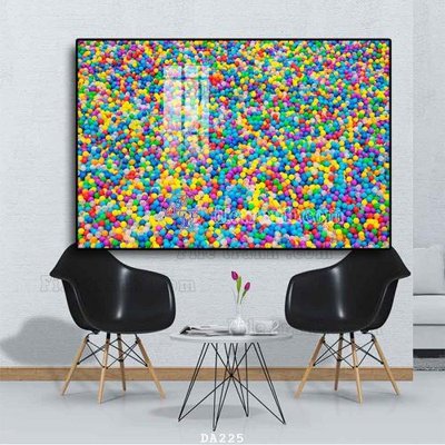 File tranh File tranh phòng ăn đồ ăn nhanh DA225 (bản gốc) in lụa dán tường