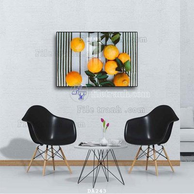 File gốc File tranh phòng ăn đồ ăn nhanh DA243 (in lụa) chi tiết cao