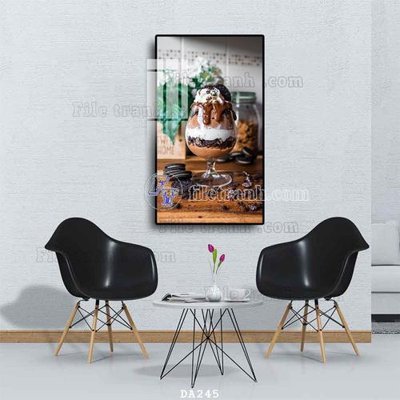 File tranh gốc File tranh phòng ăn đồ ăn nhanh DA245 (bản quyền) Filetranh.com