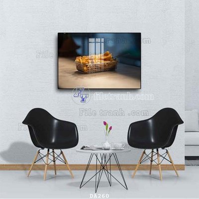 File gốc File tranh phòng ăn đồ ăn nhanh DA260 (thiết kế) cho in ấn