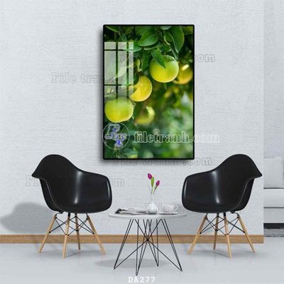 File tranh gốc in trần nhà File tranh phòng ăn đồ ăn nhanh DA277 3D