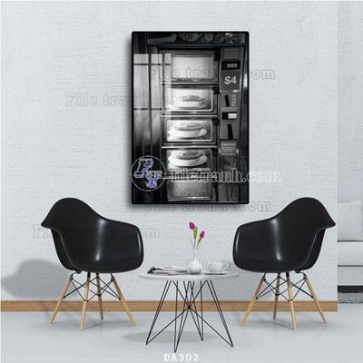 File PSD File tranh phòng ăn đồ ăn nhanh DA302 (bản gốc) đã tách nền