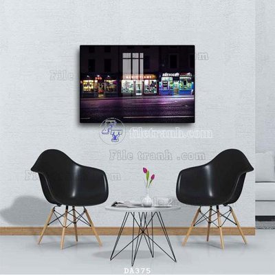 File gốc in mica File tranh phòng ăn đồ ăn nhanh DA375 chất lượng