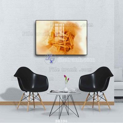 File tranh trang trí File tranh phòng ăn đồ ăn nhanh DA396 (tải file gốc)