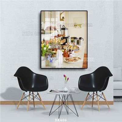 Tải file tranh File tranh phòng ăn đồ ăn nhanh DA406 (gốc) tại Filetranh.com